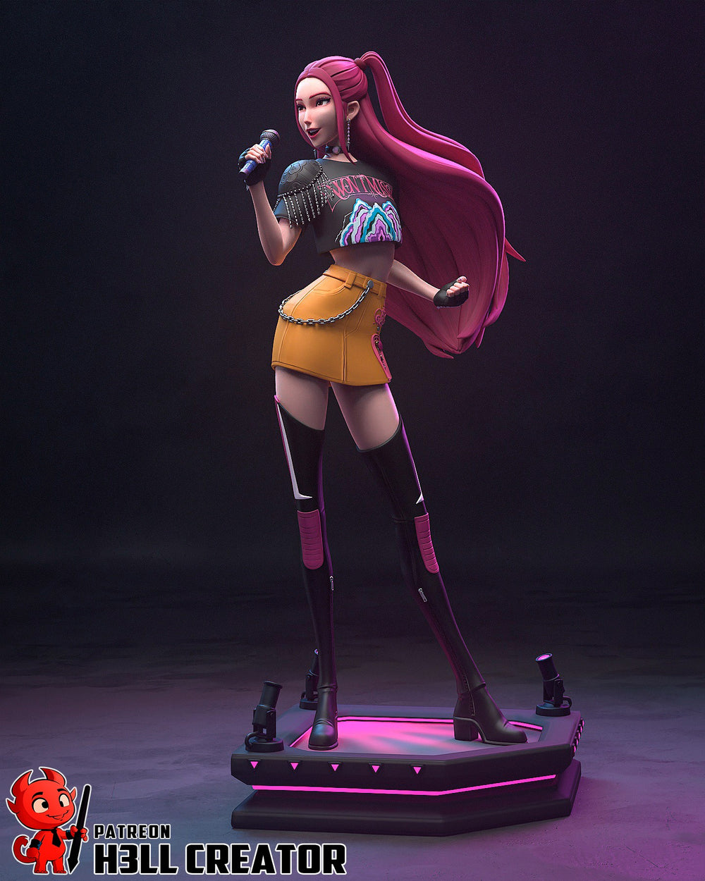 Stylish dancer — Statue by H3llcreator