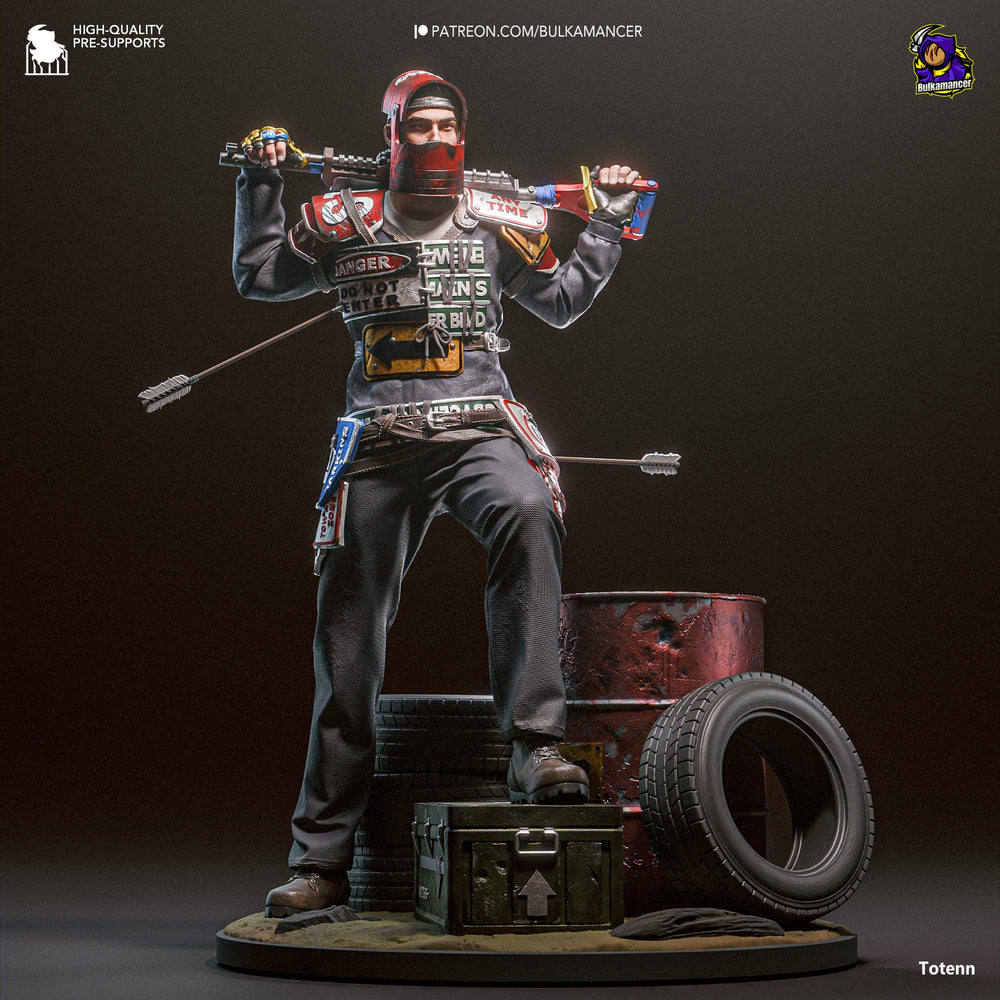 Survivor — Rust — Statue by Bulkamancer