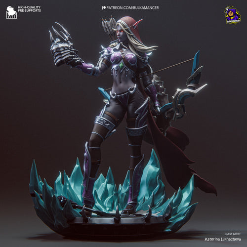 Sylvanas Windrunner — World of Warcraft — Statue by NomNom