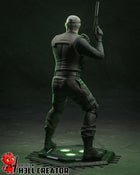 Old man Sam Fisher — splinter cell — Statue by H3llcreator