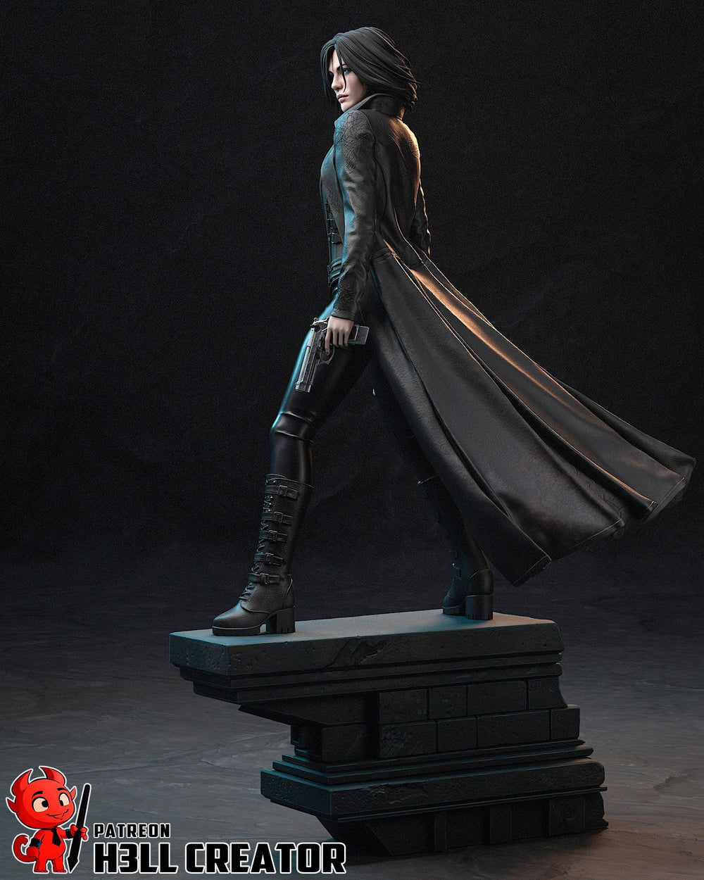 Selene — movie — Statue by H3llcreator