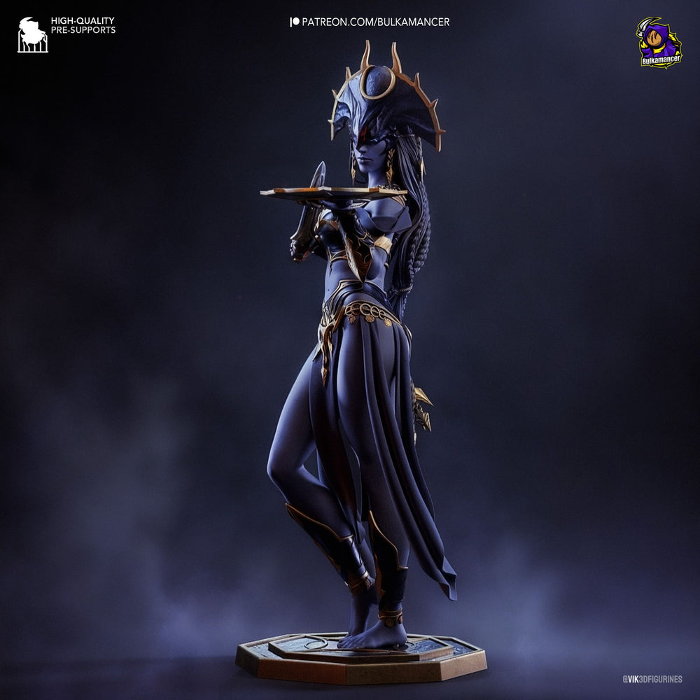 Shar — baldurs gate — Statue by Bulkamancer