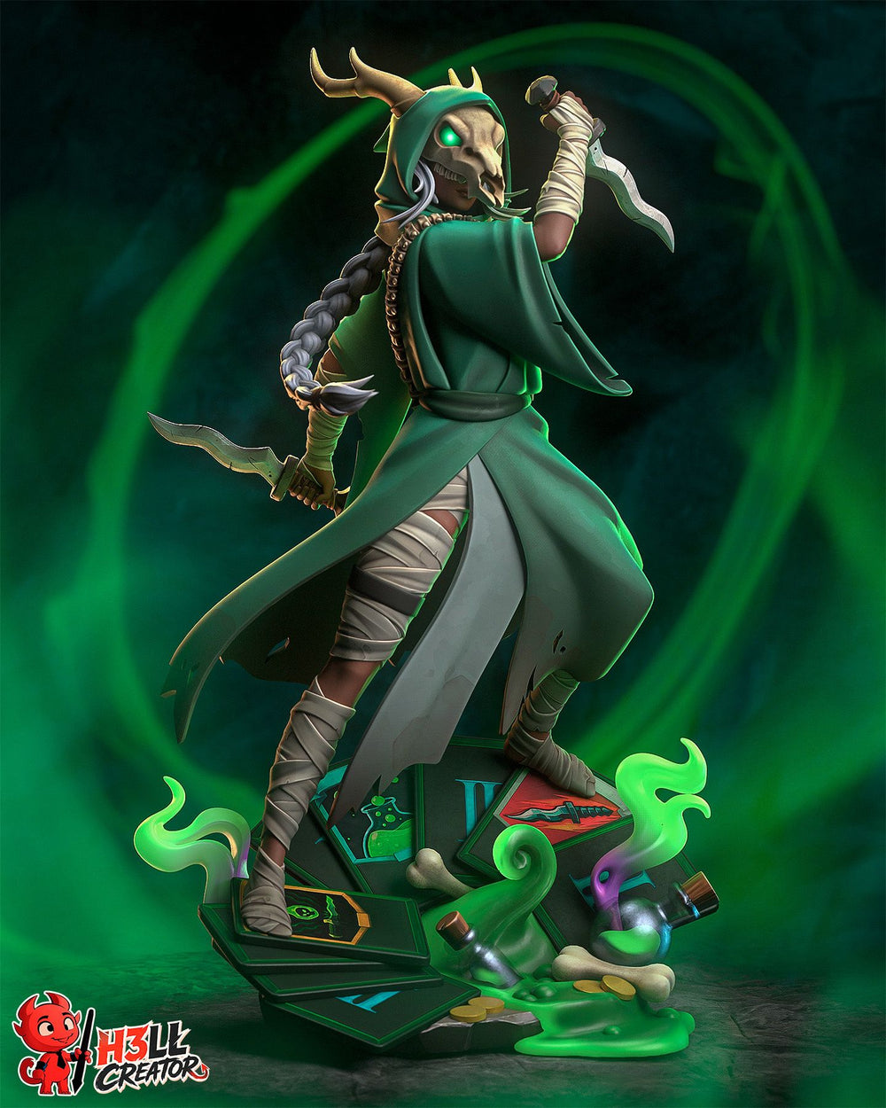 Silent — slay the spire — Statue by H3llcreator