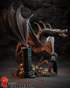 Smaug — lord of the rings — Statue by H3llcreator