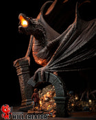 Smaug — lord of the rings — Statue by H3llcreator