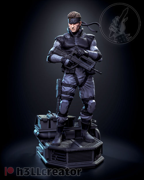 Snake — metal gear — Statue by H3llcreator