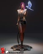 Songbird — Cyberpunk — Statue by H3llcreator