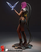 Songbird — Cyberpunk — Statue by H3llcreator