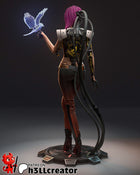 Songbird — Cyberpunk — Statue by H3llcreator