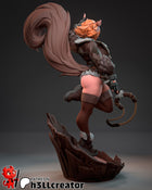 Squirrel Girl — marvel rivals — Statue by H3llcreator
