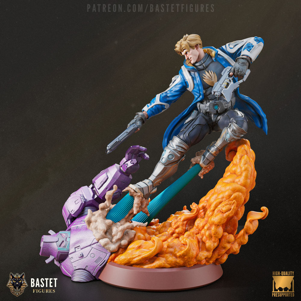 Starlord — guardians of the galaxy — Statue by Bulkamancer