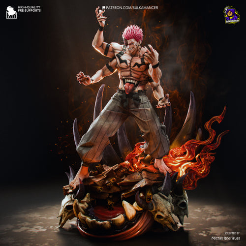 Sukuna — demon slayer — Statue by Bulkamancer