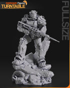 T-60 Power Armor — Fall out 4 — Statue by NomNom