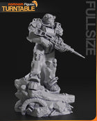 T-60 Power Armor — Fall out 4 — Statue by NomNom