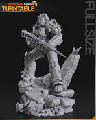 T-60 Power Armor — Fall out 4 — Statue by NomNom