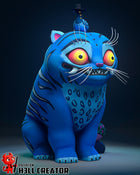 The Big Cat and the Crow — Statue by H3llcreator