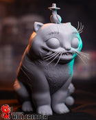 The Big Cat and the Crow — Statue by H3llcreator