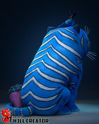 The Big Cat and the Crow — Statue by H3llcreator