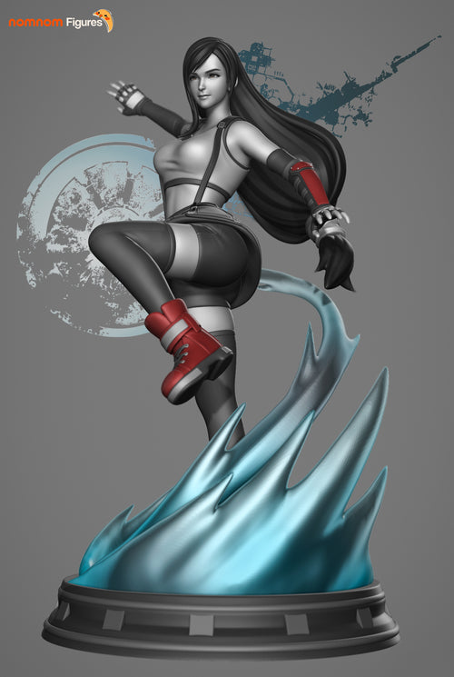 Tifa Lockhart - Final Fantasy 7 - Highly Detailed Statue - Fanart