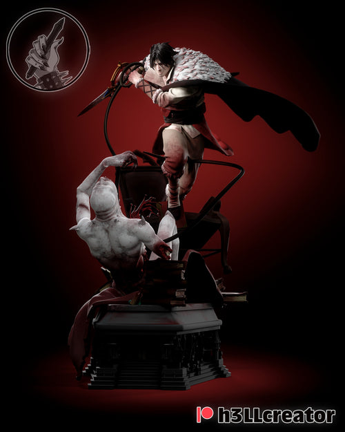 Trevor Belmont — castlevania — Statue by H3llcreator