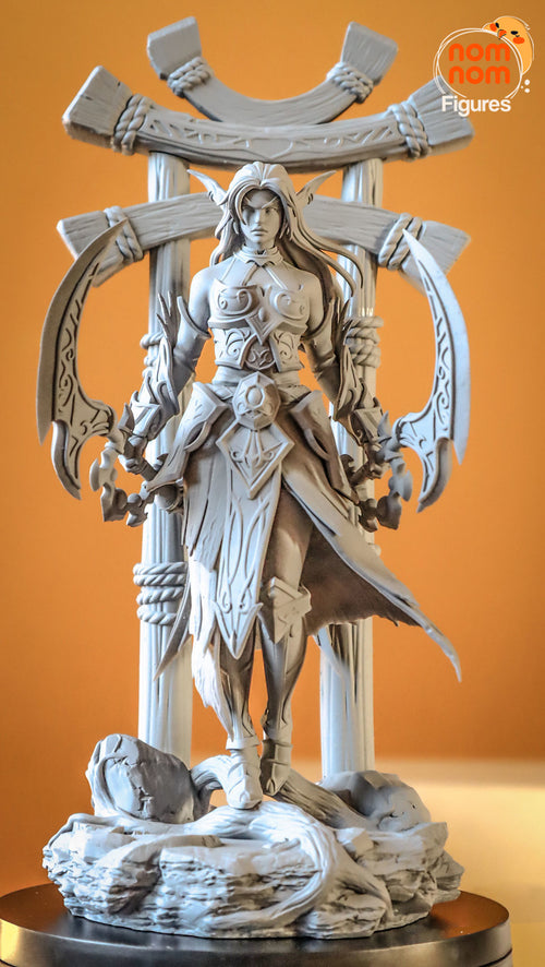 Tyrande Whisperwind — World of Warcraft — Statue by NomNom