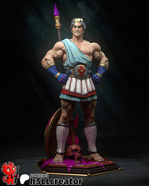 Theseus — hades — Statue by H3llcreator