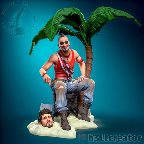 Vaas — far cry — Statue by H3llcreator