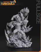 Vegeta vs Broly — Dragonball Z — Statue by NomNom