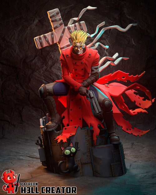 Vash — stampede — Statue by H3llcreator