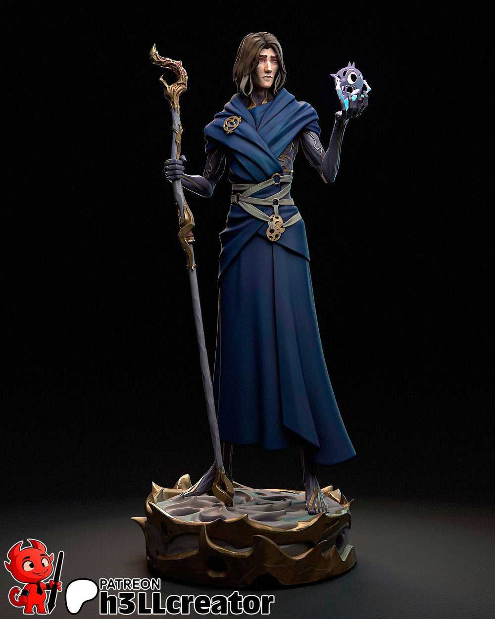 Viktor — league of legends — Statue by H3llcreator
