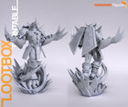Wargreymon — Digimon — Statue by NomNom