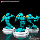Water Elemental — water-creature — Statue by H3llcreator