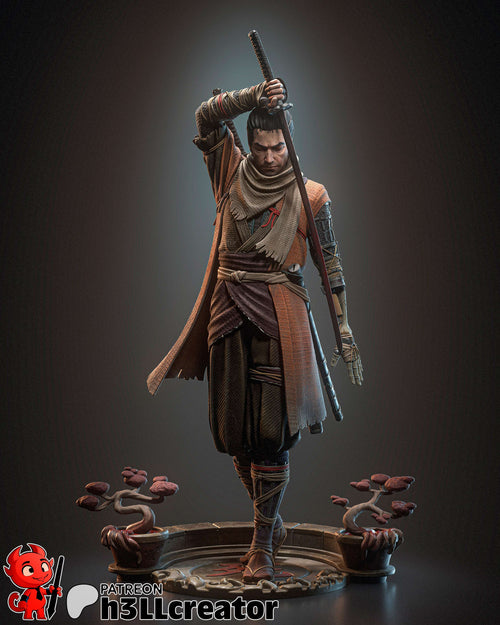 Wolf (Sekiro) — sekiro — Statue by H3llcreator