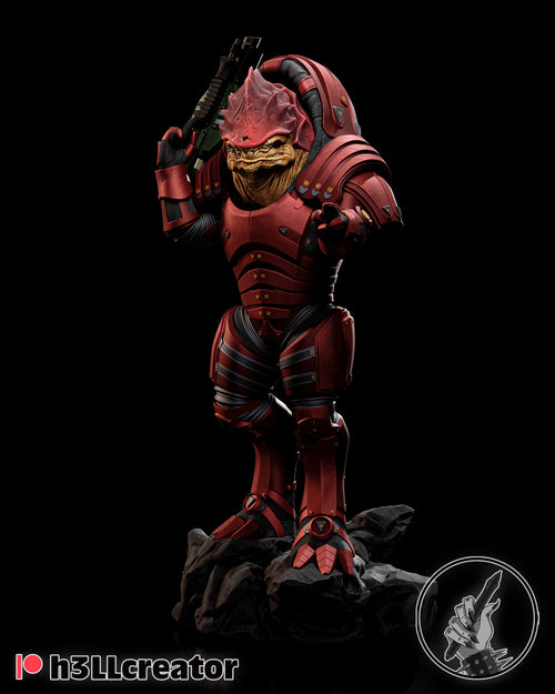 Wrex — 343-industries — Statue by H3llcreator