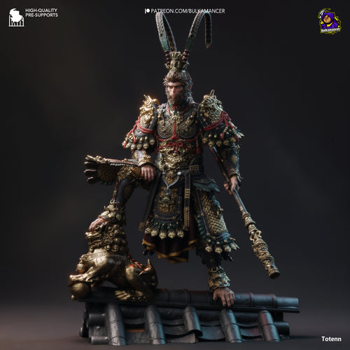 Wukong — black myth — Statue by Bulkamancer