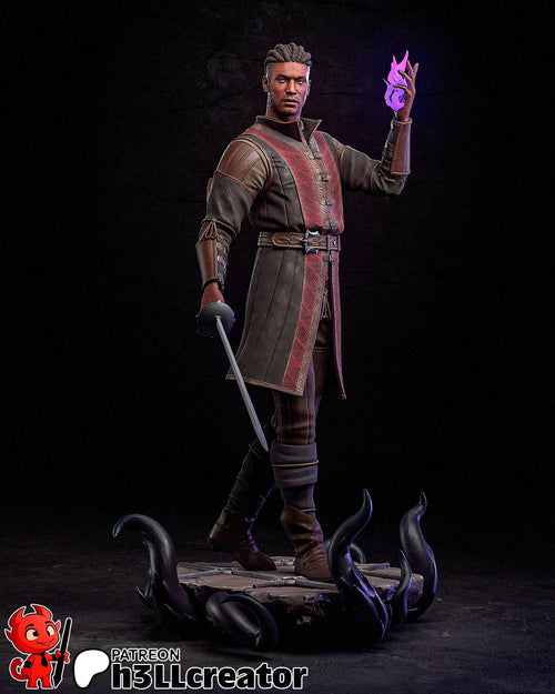 Wyll — baldurs gate — Statue by H3llcreator