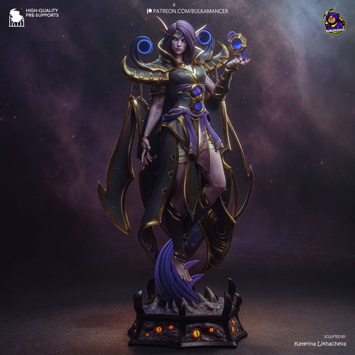 Xal'atath — warcraft — Statue by Bulkamancer