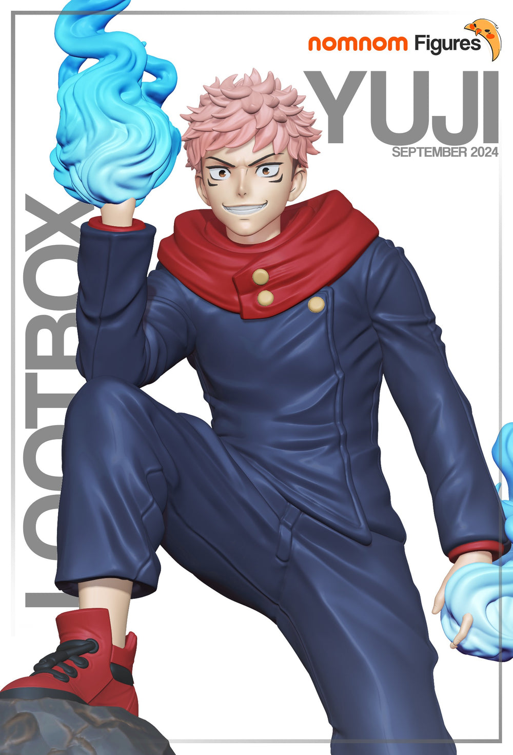 Yuji Itadori — Jujutsu Kaisen — Statue by NomNom