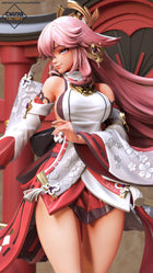 Yae Miko — genshin impact — Statue by Bulkamancer