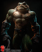 Zitz — battletoads — Statue by H3llcreator