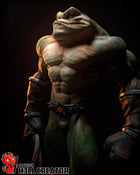 Zitz — battletoads — Statue by H3llcreator