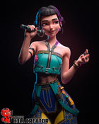 Zoey — kpop demon hunter — Statue by H3llcreator